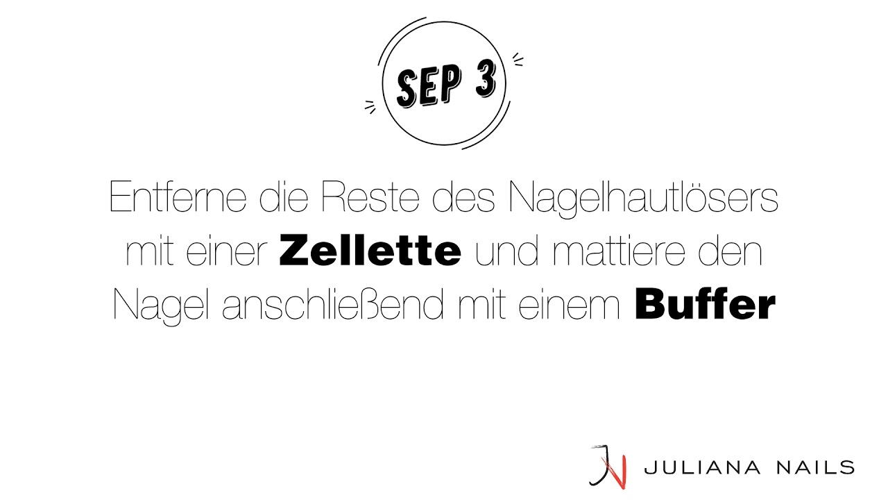 In nur 4 Schritten zur perfekten Nagelvorbereitung für alle Anwendungen! - Juliana Nails