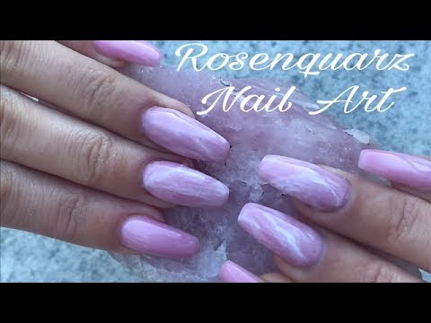 Rosenquarz Nail Art - Juliana Nails