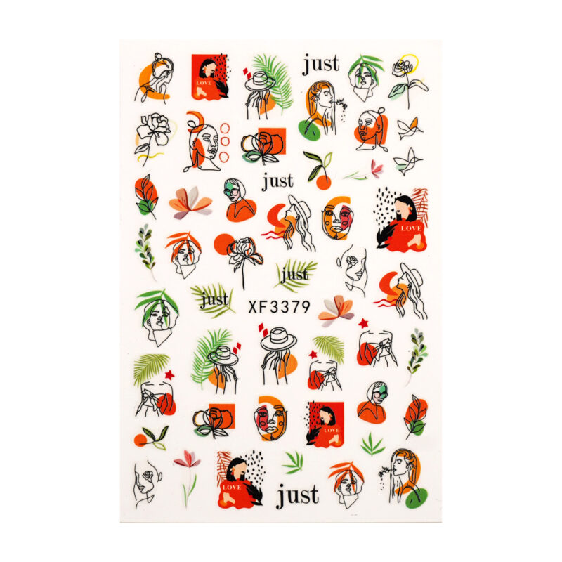 NA1197 Nail Sticker – Just Art 2