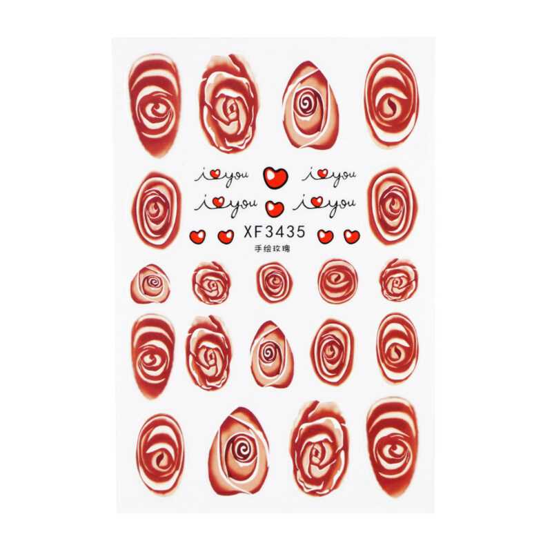NA4022 Nail Sticker – Rose Whisper – Hazel