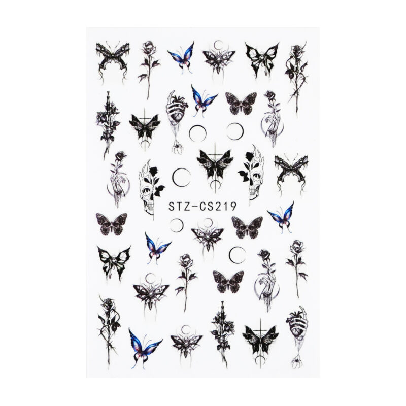Nail Sticker – Black Art 1