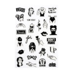 Nail Sticker – Black Art 3