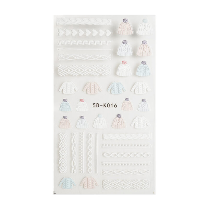 5D Nail Sticker – Winter Day