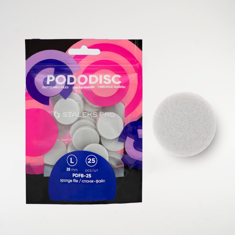 TL400491 Pododisc zamjenski jastučići Soft – Staleks Pro – L – vrlo sitna zrnatost (25 komada)
