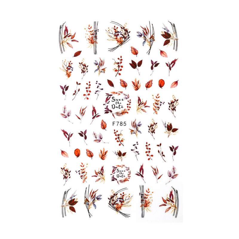 NA4107 Nail Sticker – Cozy Fall 15