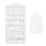 Easy Guide - Press-On Fullcover tipse Clear – Almond - kratke (100 kom.)