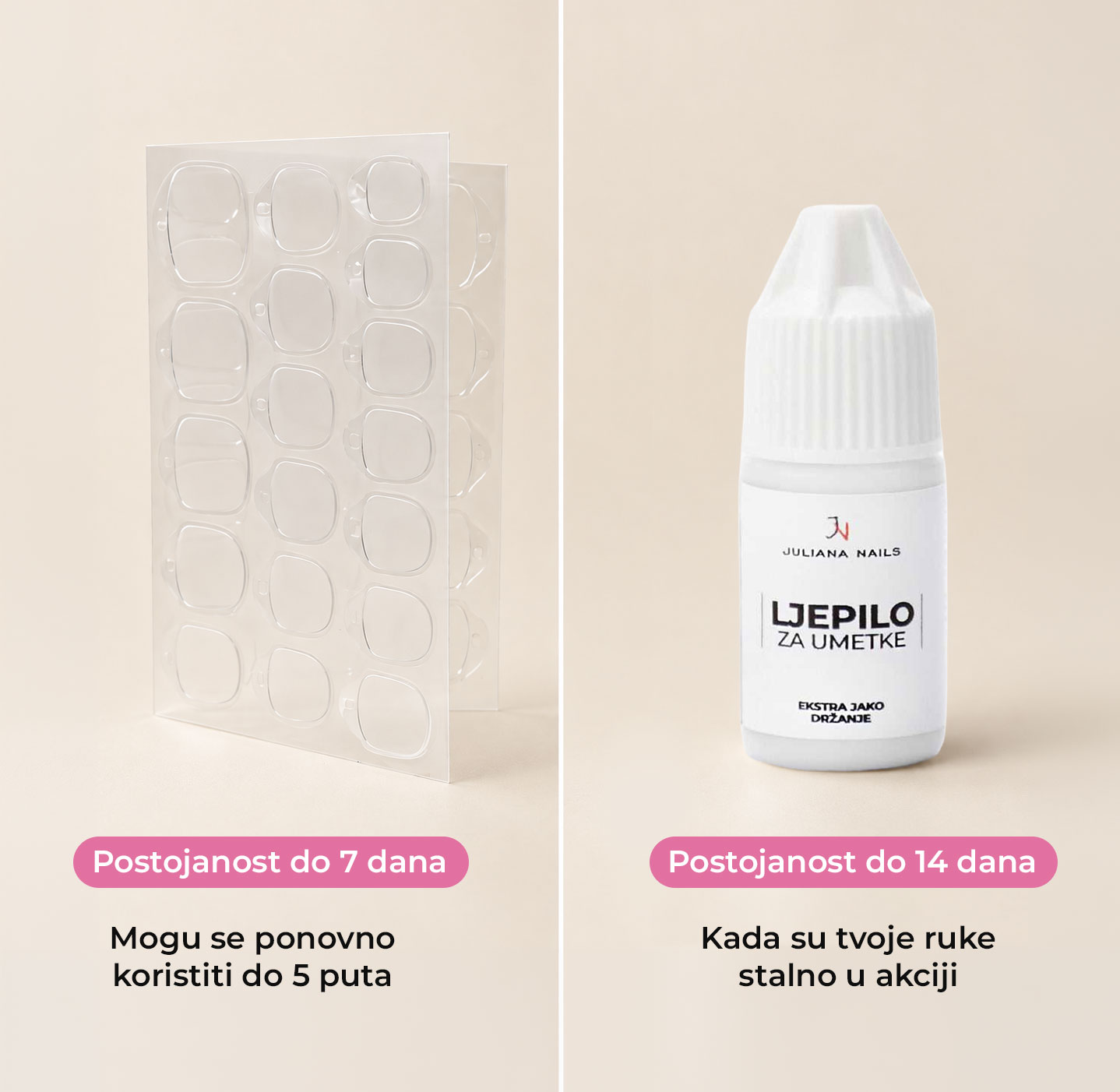 Du entscheidest, wie lange der Look bleibt.